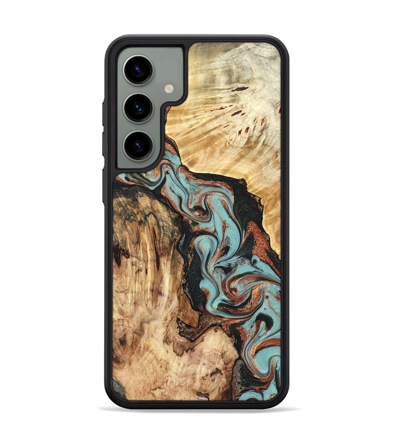 Galaxy S24 Plus Wood Phone Case - Stefani (Green, 823694)