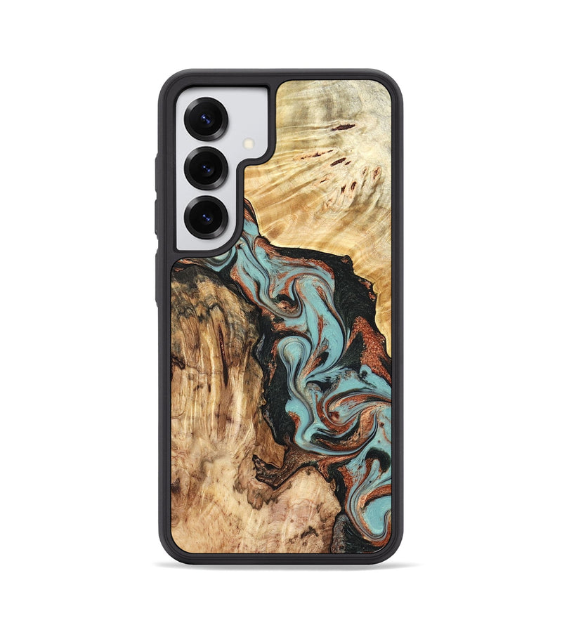 Galaxy S25 Wood Phone Case - Stefani (Green, 823694)