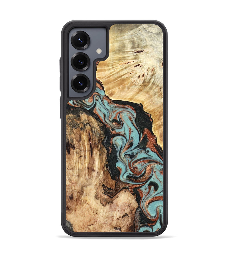 Galaxy S25 Plus Wood Phone Case - Stefani (Green, 823694)