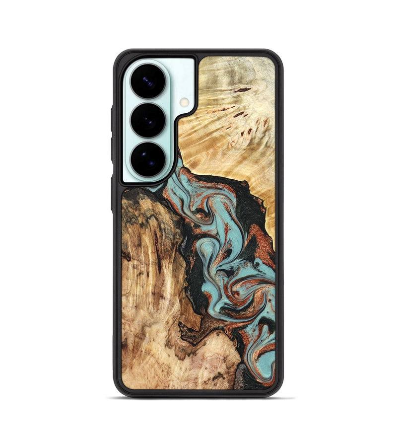 Galaxy S26 Wood Phone Case - Stefani (Green, 823694)