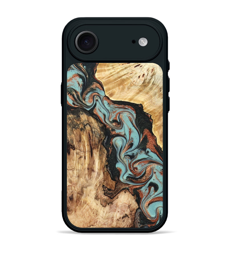iPhone 17 Air Wood Phone Case - Stefani (Green, 823694)