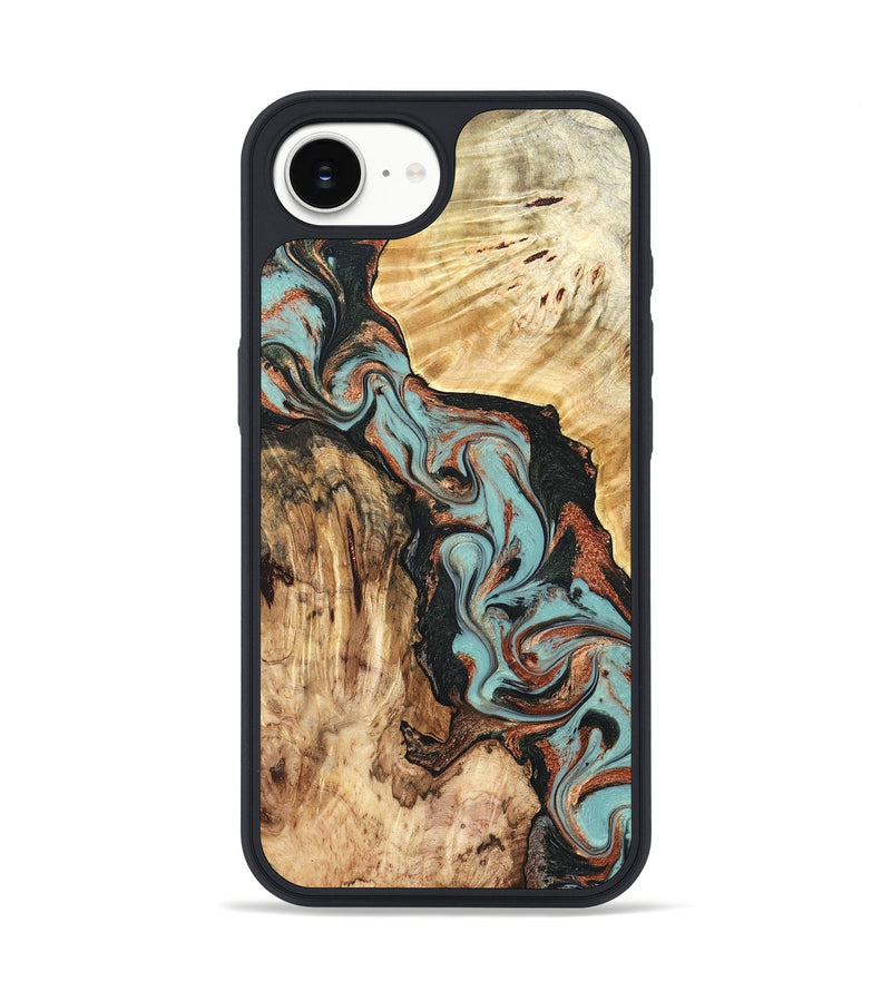 iPhone 17e Wood Phone Case - Stefani (Green, 823694)