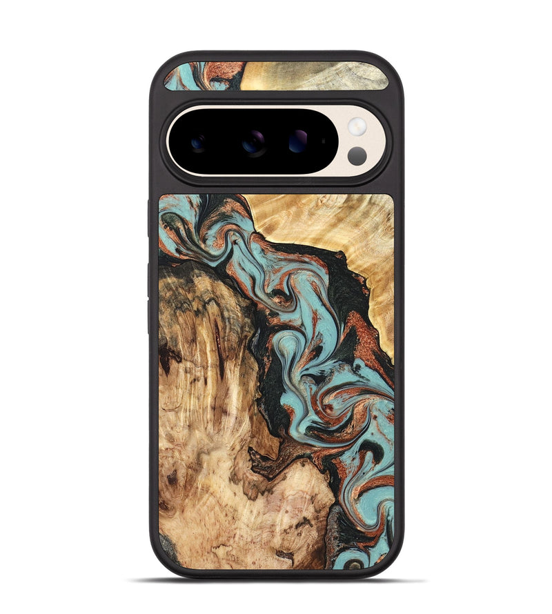 Pixel 10 Wood Phone Case - Stefani (Green, 823694)