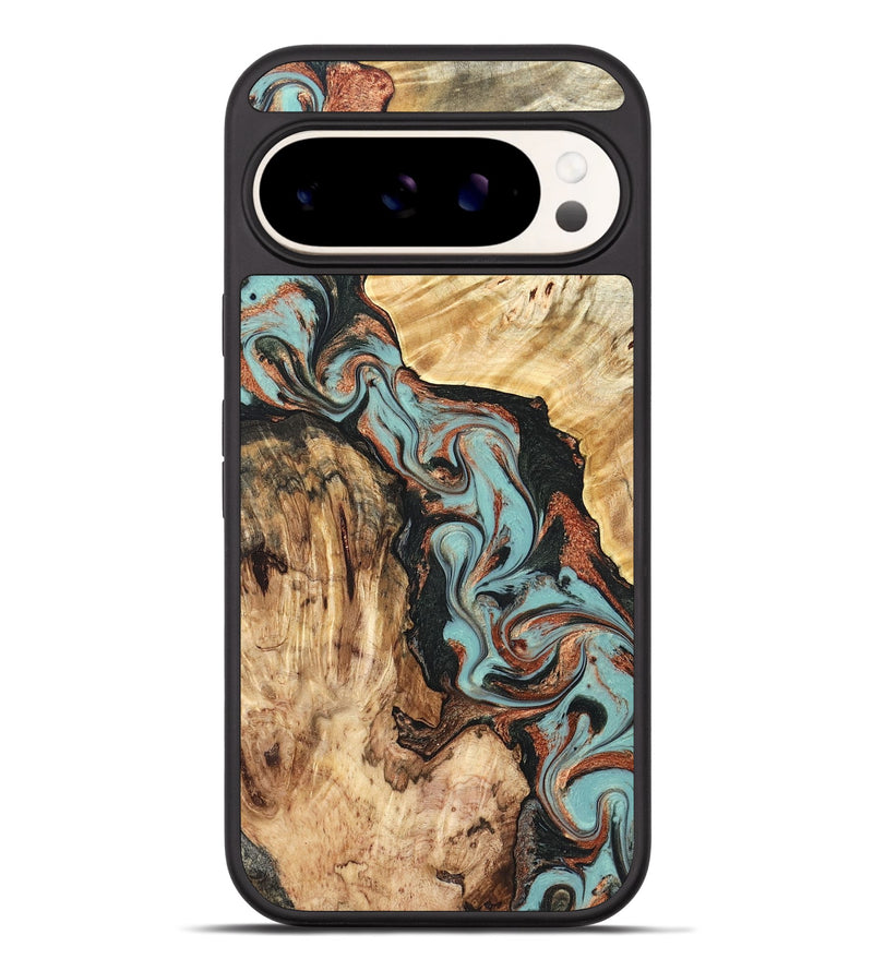 Pixel 9 Pro XL Wood Phone Case - Stefani (Green, 823694)
