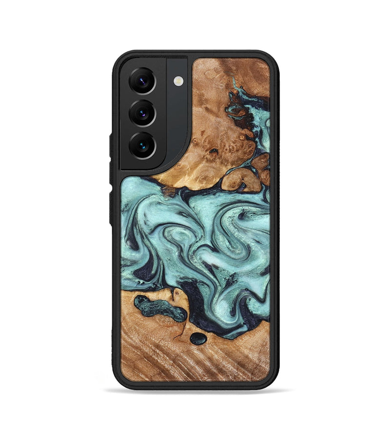 Galaxy S22 Wood Phone Case - Clint (Green, 823695)