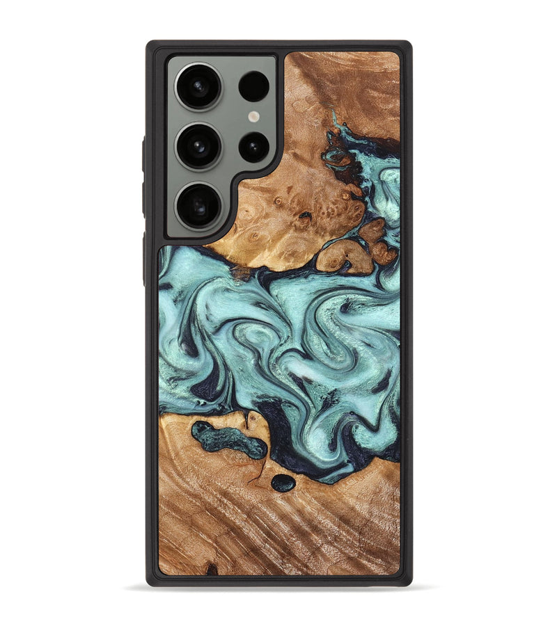 Galaxy S23 Ultra Wood Phone Case - Clint (Green, 823695)