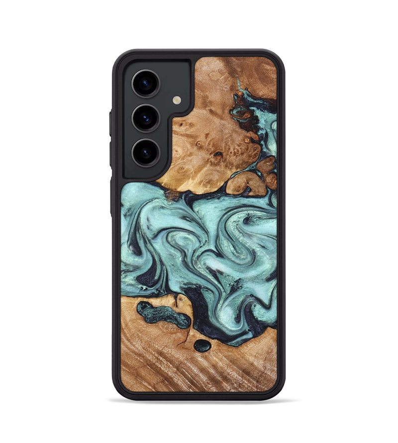 Galaxy S24 Wood Phone Case - Clint (Green, 823695)