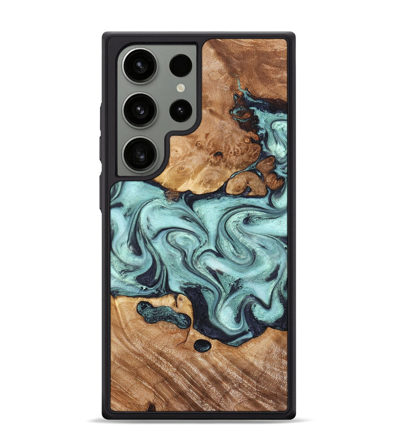 Galaxy S24 Ultra Wood Phone Case - Clint (Green, 823695)