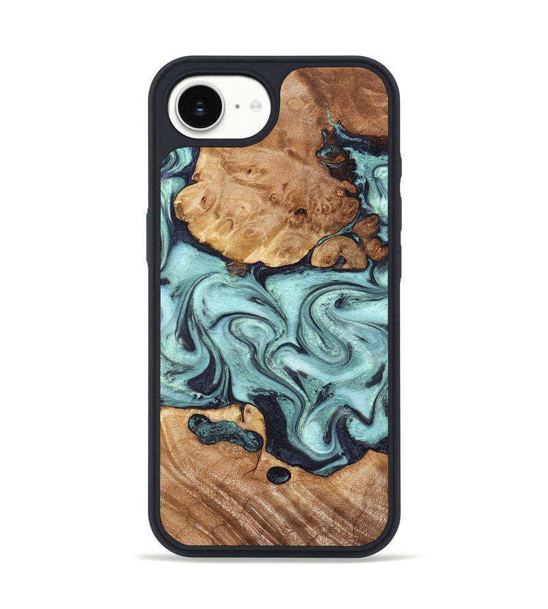 iPhone 17e Wood Phone Case - Clint (Green, 823695)