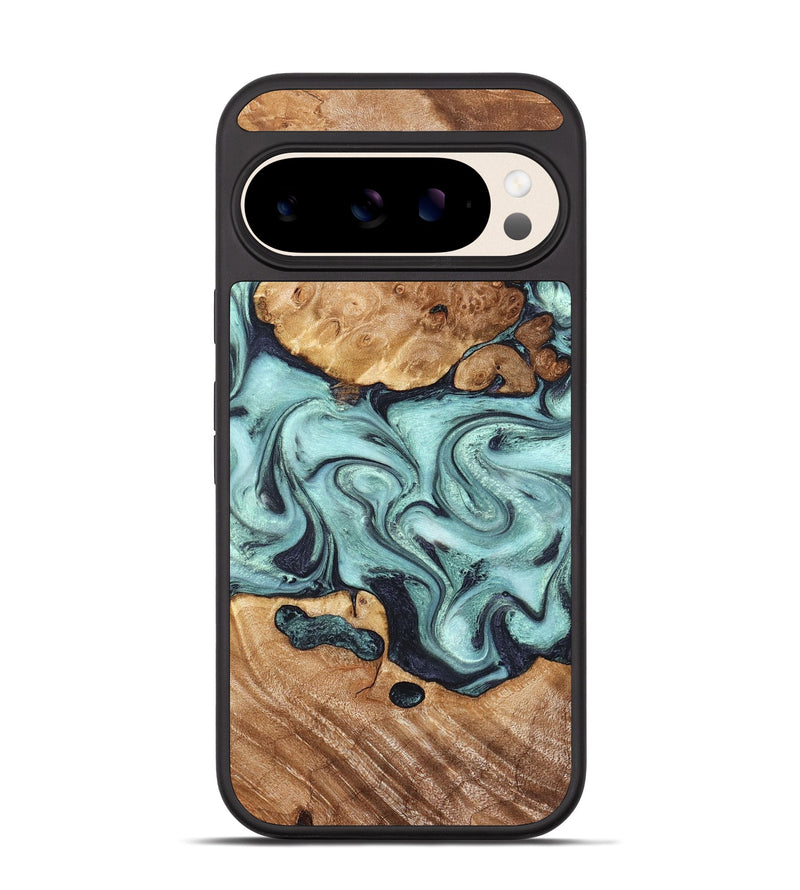 Pixel 10 Wood Phone Case - Clint (Green, 823695)
