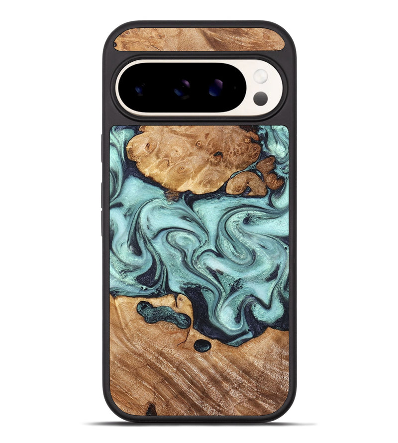 Pixel 9 Pro XL Wood Phone Case - Clint (Green, 823695)
