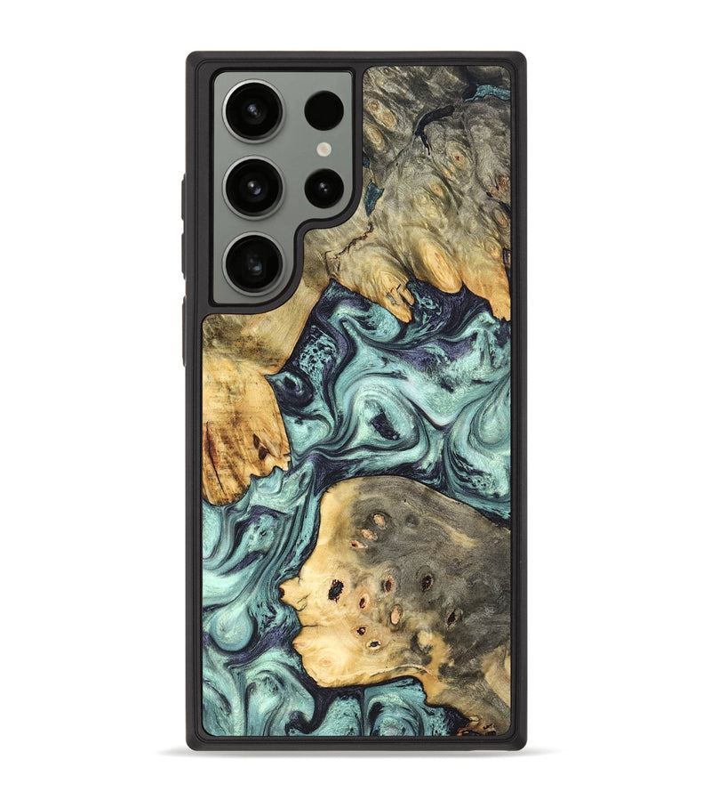 Galaxy S23 Ultra Wood Phone Case - Marcus (Green, 823697)