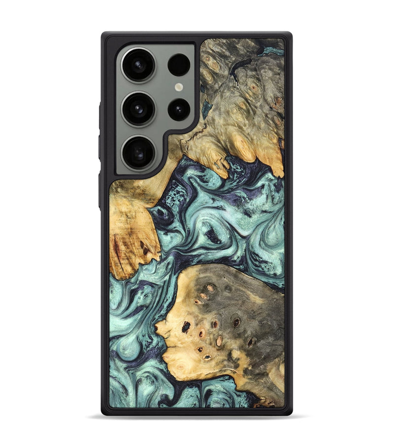 Galaxy S24 Ultra Wood Phone Case - Marcus (Green, 823697)