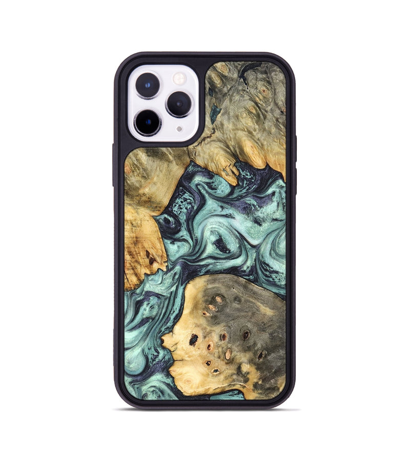 iPhone 11 Pro Wood Phone Case - Marcus (Green, 823697)
