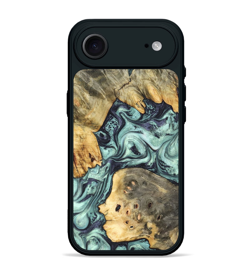 iPhone 17 Air Wood Phone Case - Marcus (Green, 823697)