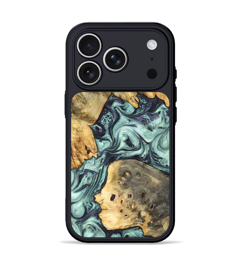 iPhone 17 Pro Wood Phone Case - Marcus (Green, 823697)