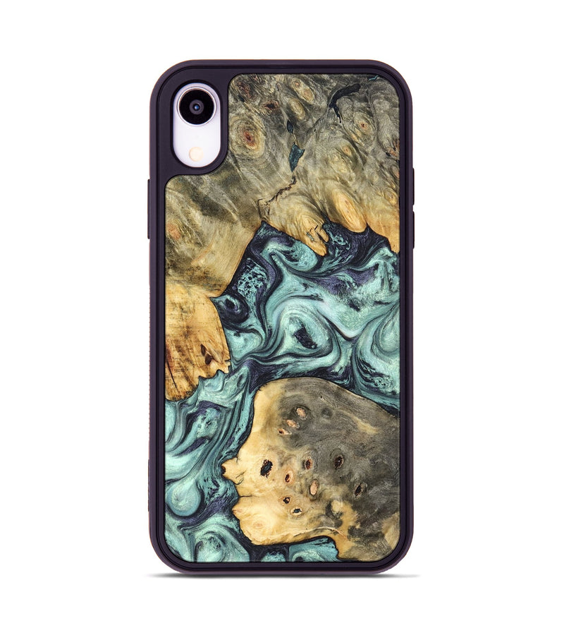 iPhone Xr Wood Phone Case - Marcus (Green, 823697)