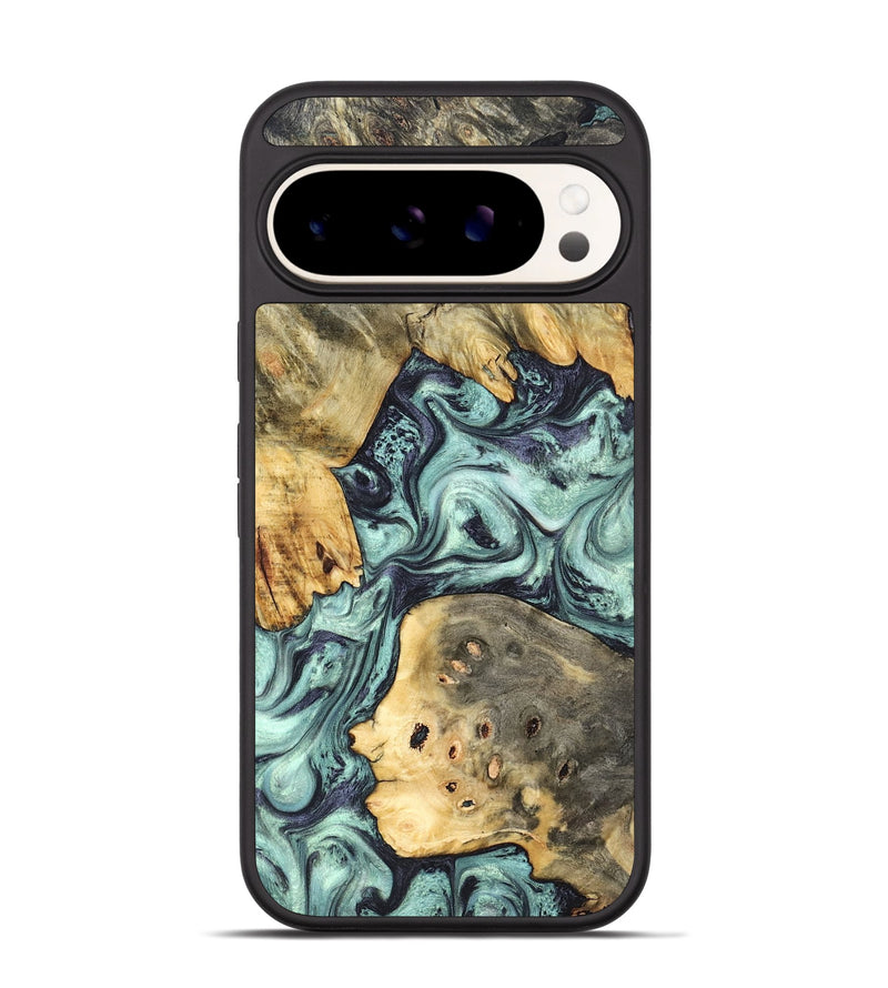 Pixel 9 Pro Wood Phone Case - Marcus (Green, 823697)