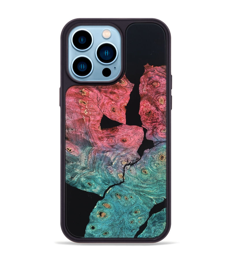 iPhone 14 Pro Max Wood Phone Case - Kaycee (Wood Burl, 823698)