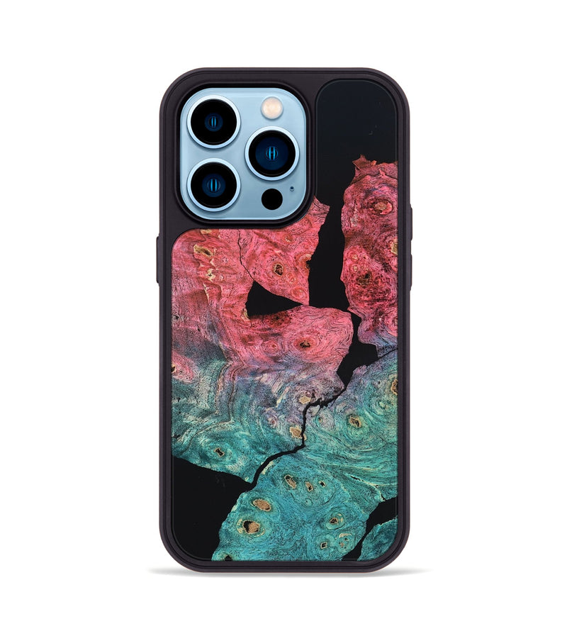 iPhone 14 Pro Wood Phone Case - Kaycee (Wood Burl, 823698)