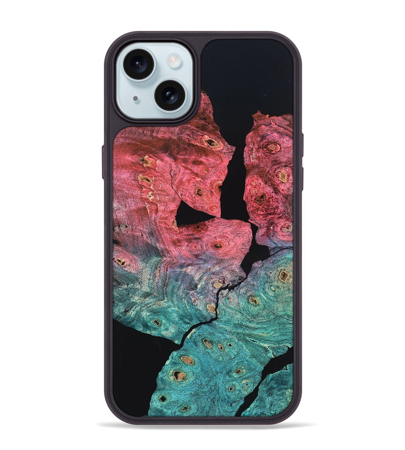 iPhone 15 Plus Wood Phone Case - Kaycee (Wood Burl, 823698)
