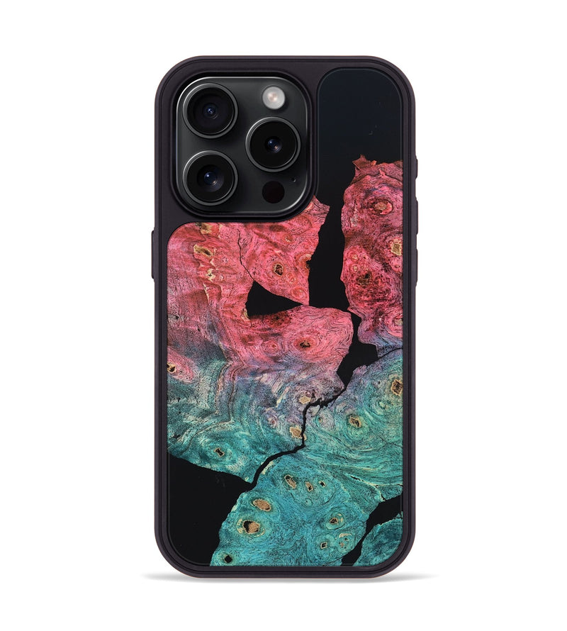 iPhone 15 Pro Wood Phone Case - Kaycee (Wood Burl, 823698)