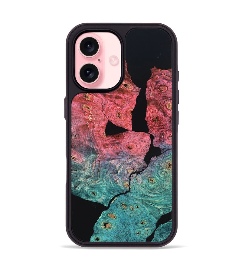 iPhone 16 Wood Phone Case - Kaycee (Wood Burl, 823698)