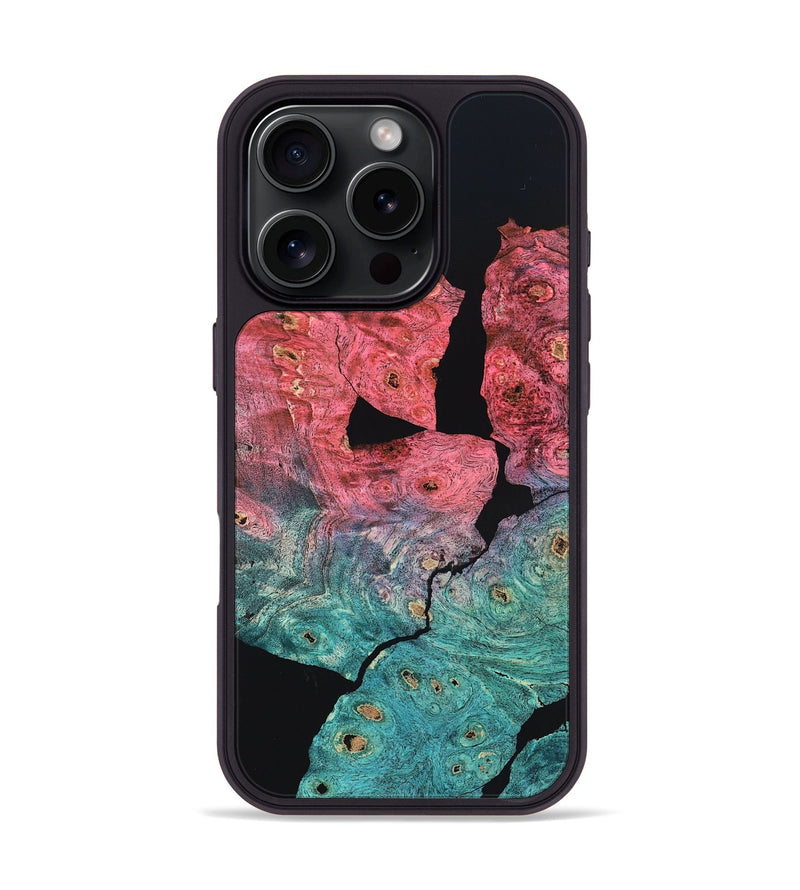 iPhone 16 Pro Wood Phone Case - Kaycee (Wood Burl, 823698)