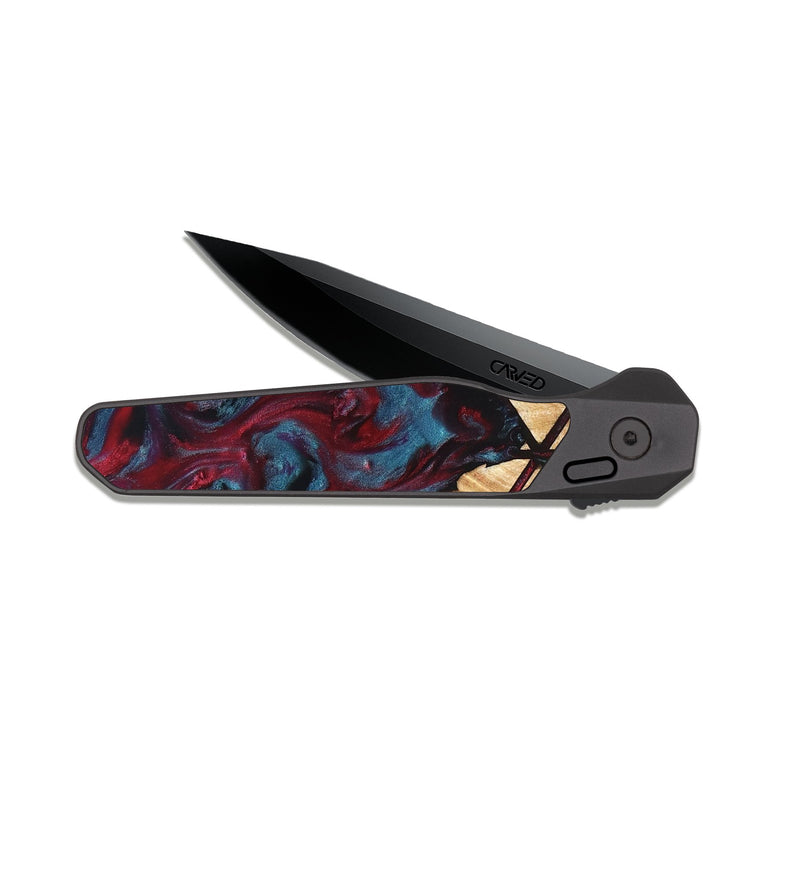 EDC Dark Slate Wood Pocket Knife - Randell (Pattern, 823700)