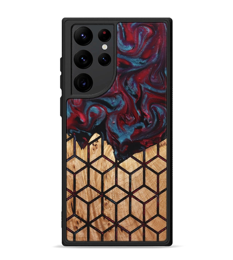 Galaxy S22 Ultra Wood Phone Case - Randell (Pattern, 823700)
