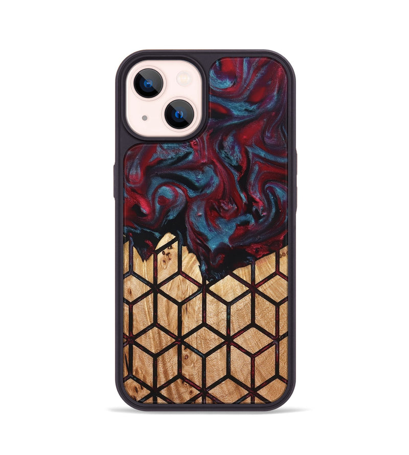 iPhone 14 Wood Phone Case - Randell (Pattern, 823700)