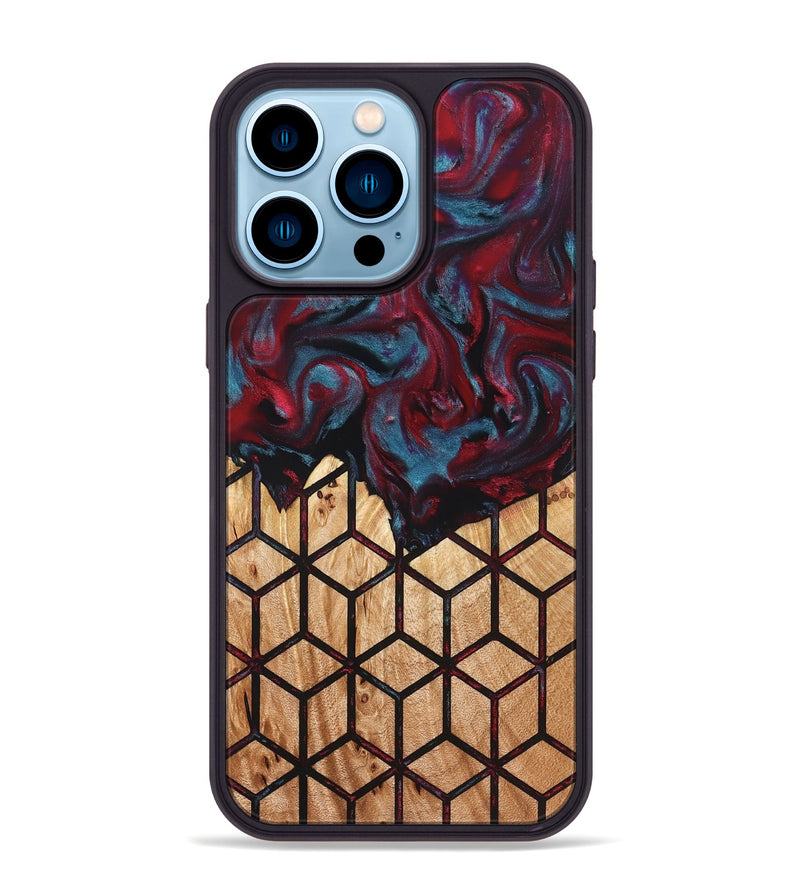 iPhone 14 Pro Max Wood Phone Case - Randell (Pattern, 823700)