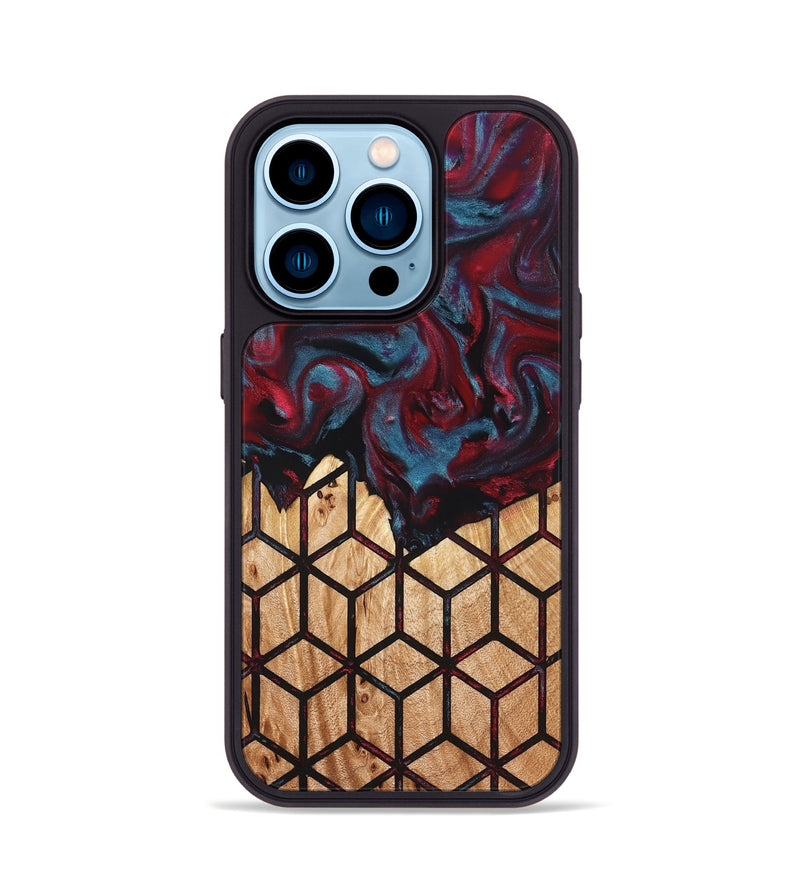 iPhone 14 Pro Wood Phone Case - Randell (Pattern, 823700)