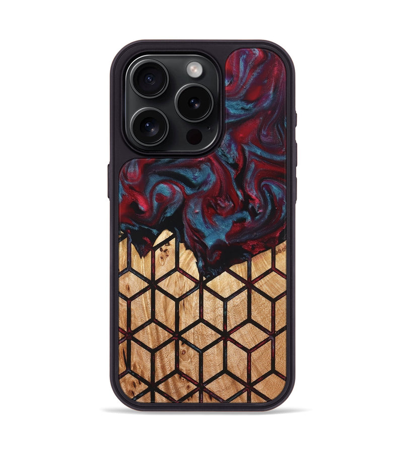 iPhone 15 Pro Wood Phone Case - Randell (Pattern, 823700)
