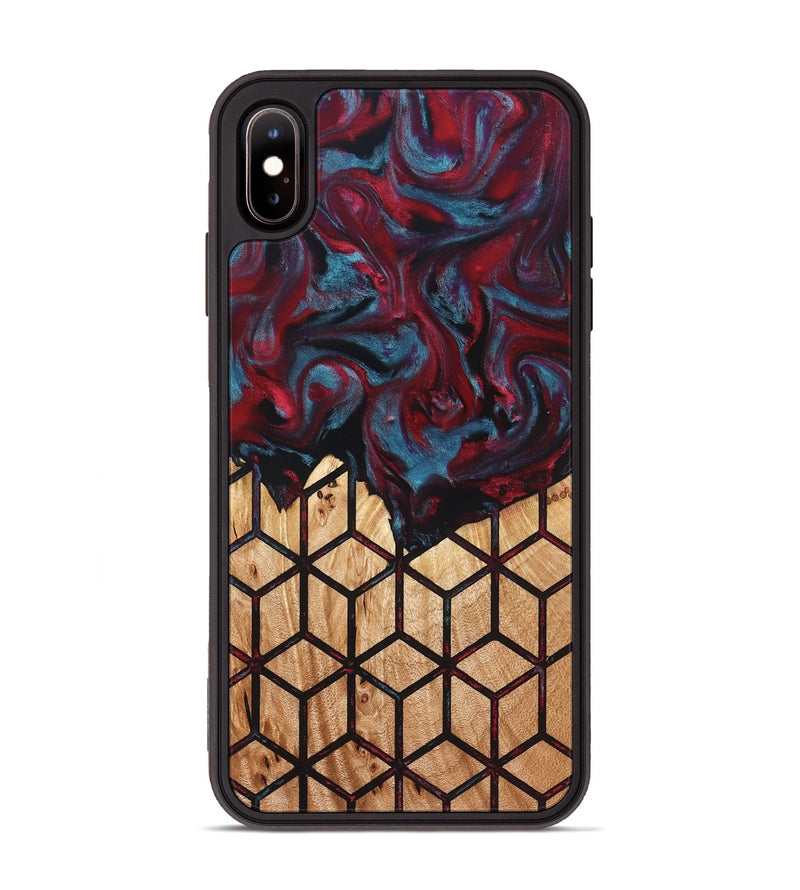iPhone Xs Max Wood Phone Case - Randell (Pattern, 823700)