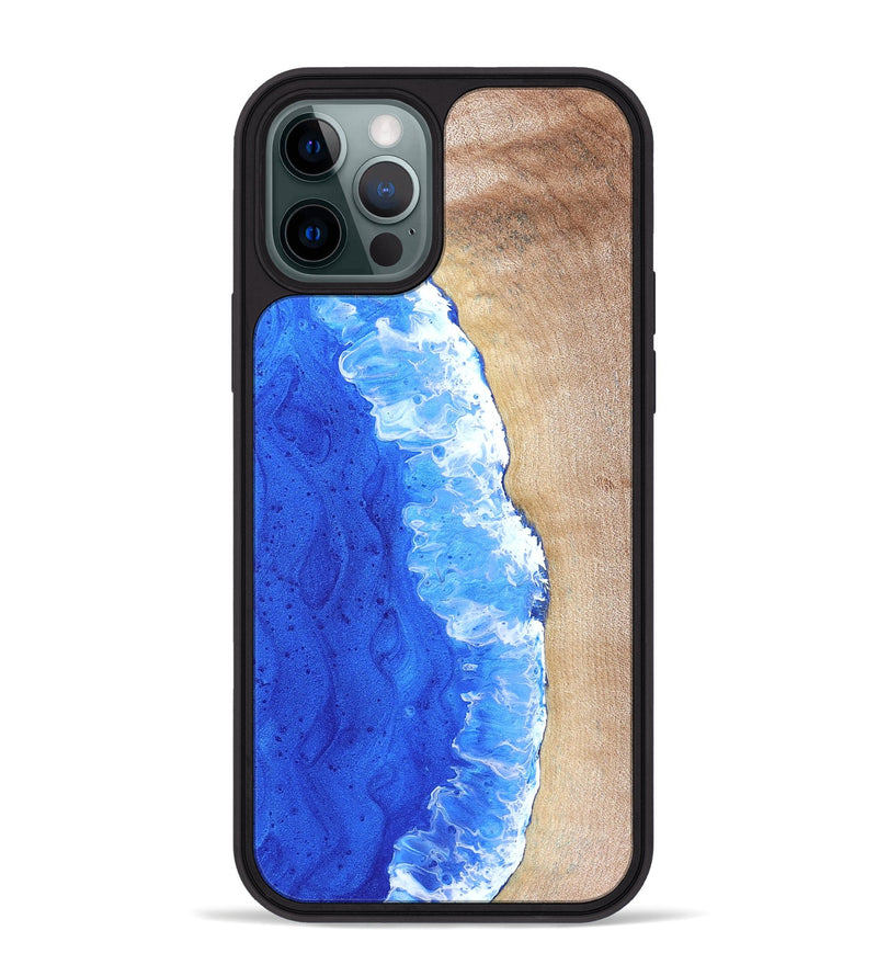 iPhone 12 Pro Max Wood Phone Case - Tessie (Coastal, 823704)