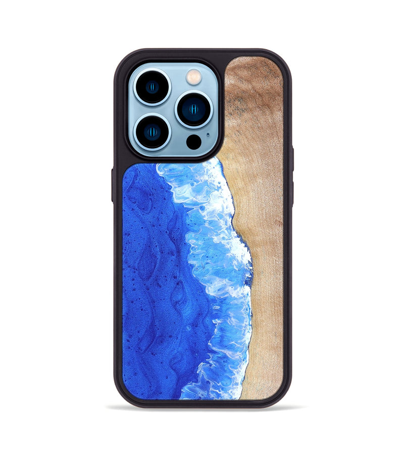 iPhone 14 Pro Wood Phone Case - Tessie (Coastal, 823704)