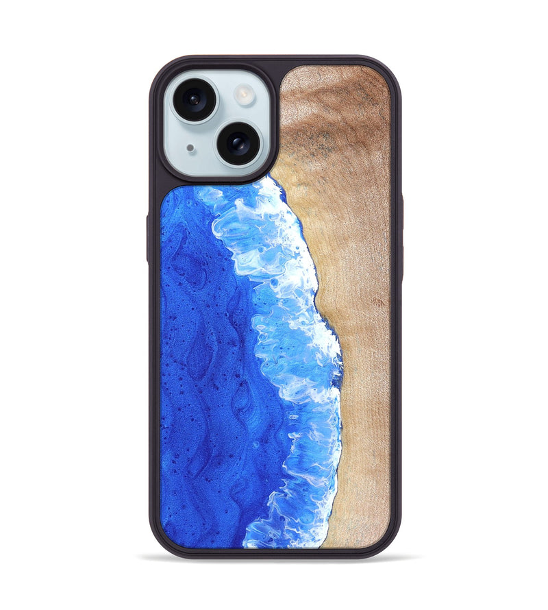 iPhone 15 Wood Phone Case - Tessie (Coastal, 823704)