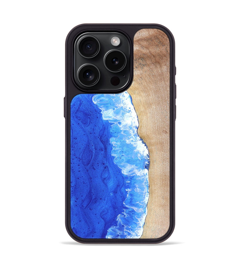 iPhone 15 Pro Wood Phone Case - Tessie (Coastal, 823704)