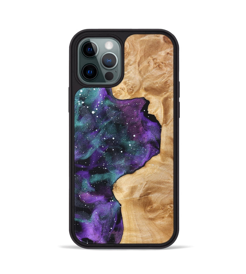 iPhone 12 Pro Wood Phone Case - Ocean (Cosmos, 823707)