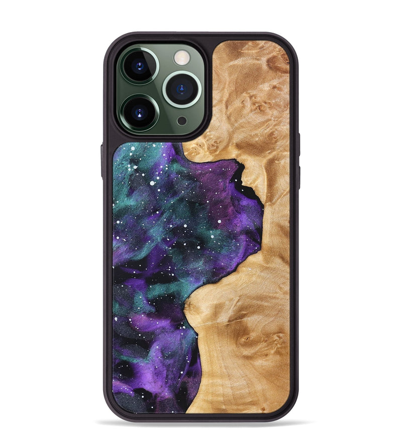 iPhone 13 Pro Max Wood Phone Case - Ocean (Cosmos, 823707)