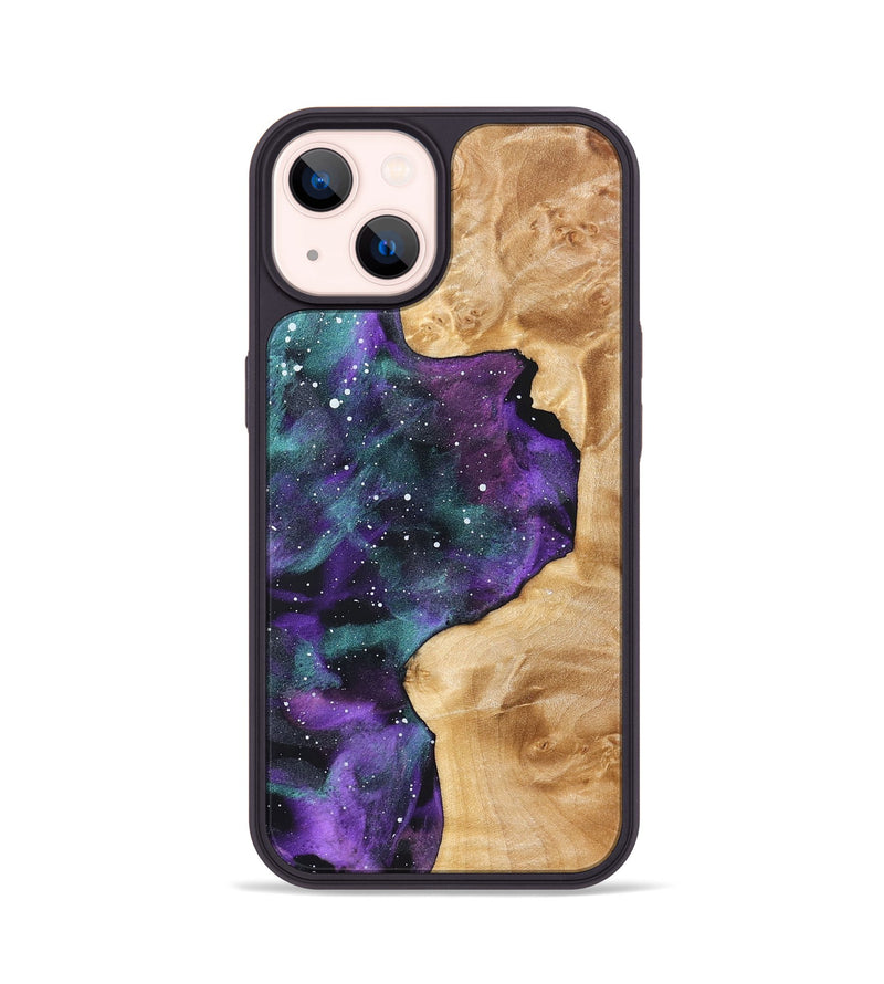 iPhone 14 Wood Phone Case - Ocean (Cosmos, 823707)