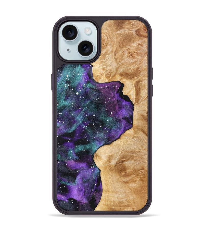 iPhone 15 Plus Wood Phone Case - Ocean (Cosmos, 823707)