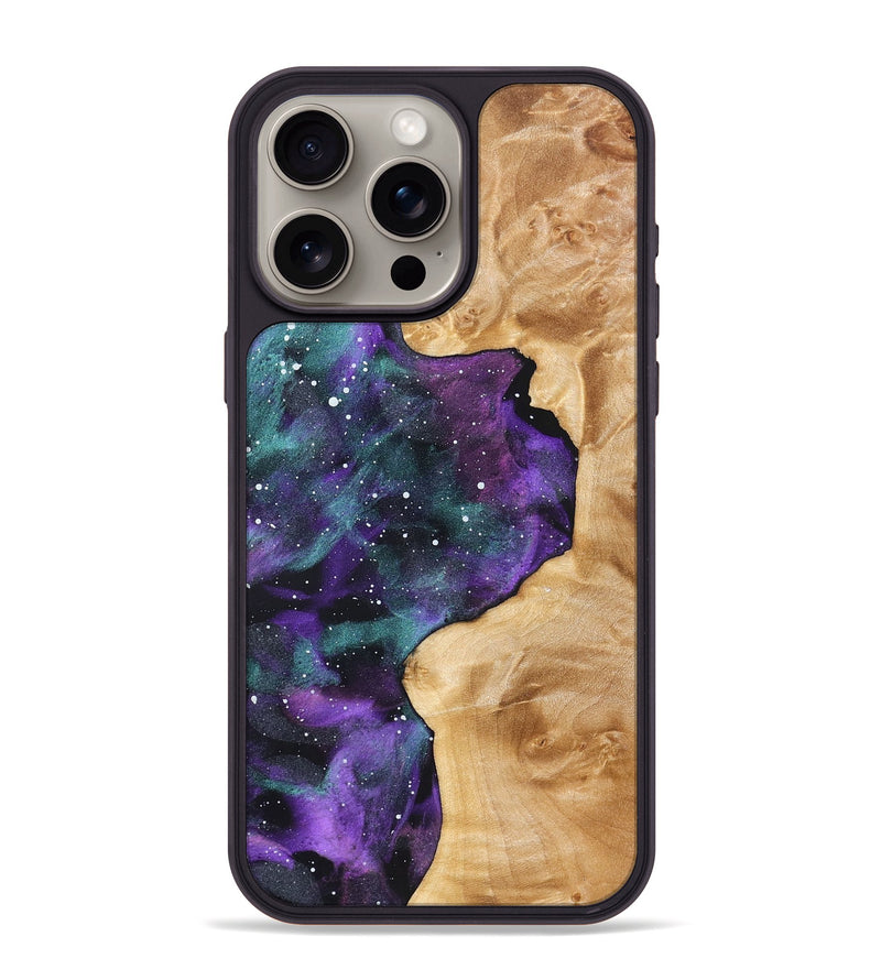 iPhone 15 Pro Max Wood Phone Case - Ocean (Cosmos, 823707)