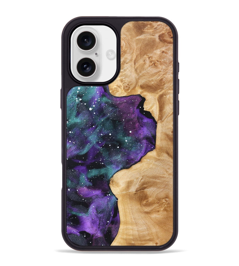 iPhone 16 Plus Wood Phone Case - Ocean (Cosmos, 823707)