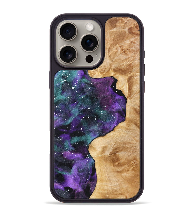 iPhone 16 Pro Max Wood Phone Case - Ocean (Cosmos, 823707)