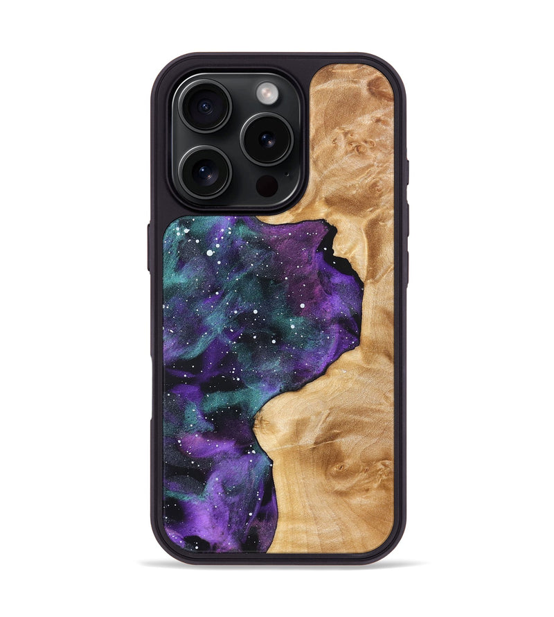 iPhone 16 Pro Wood Phone Case - Ocean (Cosmos, 823707)