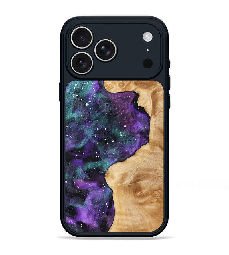iPhone 17 Pro Max Wood Phone Case - Ocean (Cosmos, 823707)