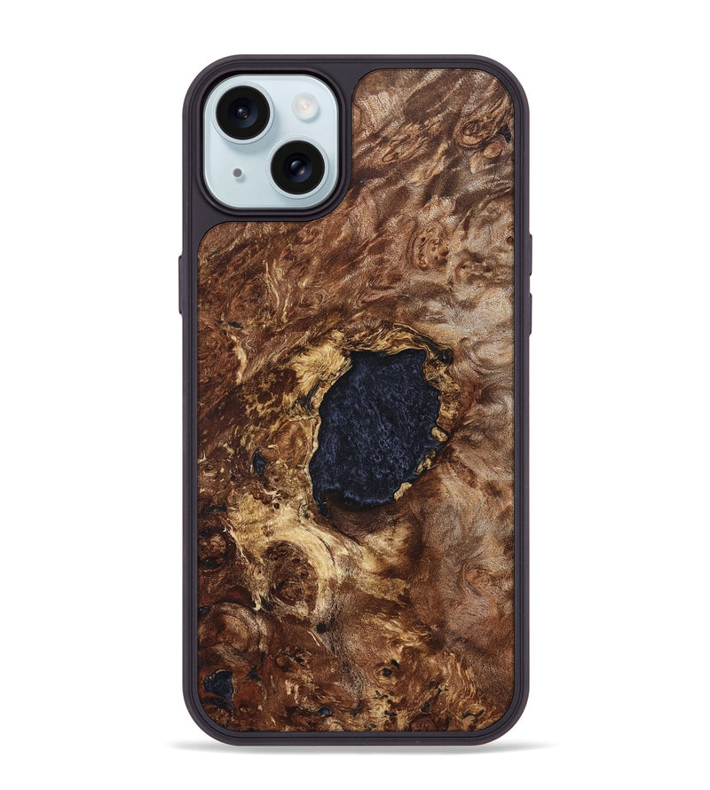 iPhone 15 Plus Wood Phone Case - Lesley (Wood Burl, 823710)