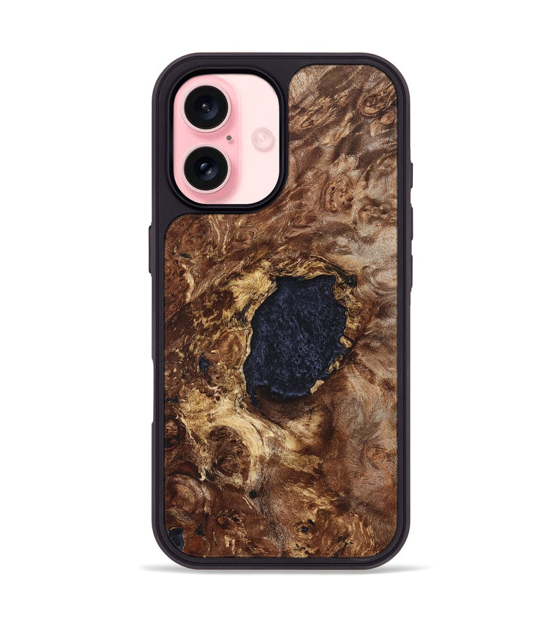 iPhone 16 Wood Phone Case - Lesley (Wood Burl, 823710)